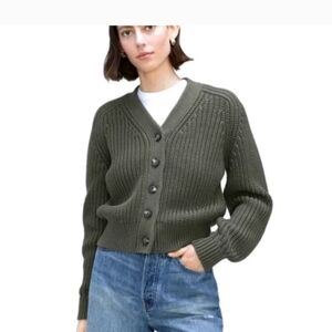 Everlane Texture Cotton Cardigan - Kambaba